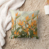 バードオブパラダイス装飾用クッション クッション (ブランケット)