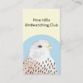 バードオブプレイケストレル野鳥観察バードウォッチングクラブ 名刺