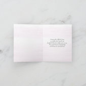 バードオンアジサイ悔やみや弔慰サンキューユア サンキューカード (内部)