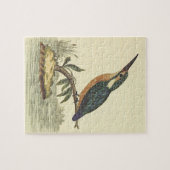 バードオンアブランチ、ヴィンテージルックジグソーパズル ジグソーパズル (横)