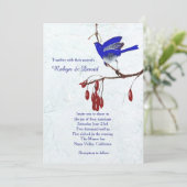 バードオンブランチ結婚式招待状 招待状 (スタンド正面)