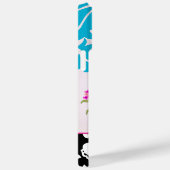 バードカージラブバードピンクアクアダマスクiPhoneケース Case-Mate iPhoneケース (裏面 / 右)