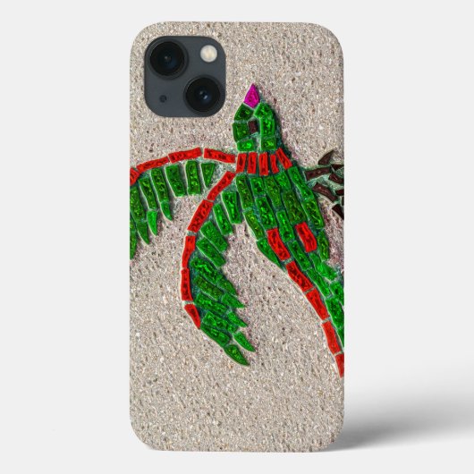 バードガラスアート2 Case-Mate iPhoneケース (裏面)