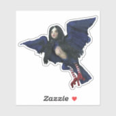 バードガールのステッカー シール (シート)