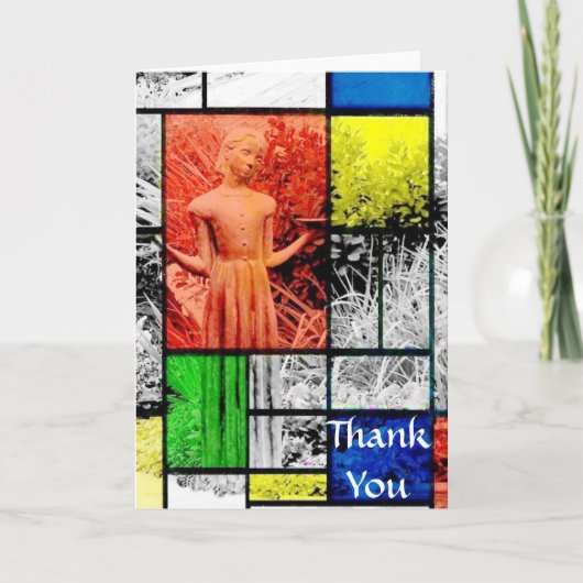 バードガールエンジェルサンキューカード サンキューカード (正面)