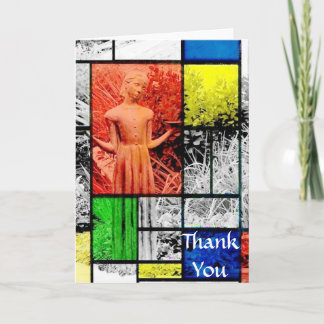 バードガールエンジェルサンキューカード サンキューカード