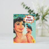 バードガールハッピーバースデー カード (スタンド正面)