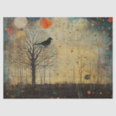 バードキルト抽象芸術の分離 薄葉紙 (正面)