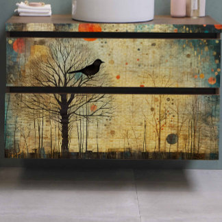 バードキルト抽象芸術の分離 薄葉紙