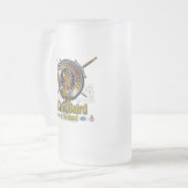 バードクレストバッジ フロストグラスビールジョッキ (正面左)