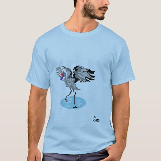 バードクレーンTシャツ Tシャツ (正面)