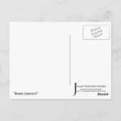 「バードグリーン」 JTGアートハガキ ポストカード (裏面)