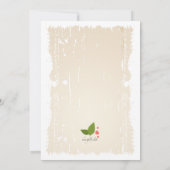 バードケファンシーージズカップルシャワー招待状 招待状 (裏面)