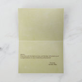 バードケージおめでとうノートカード カード (内部)