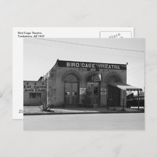 バードケージシアター,墓石, AZ ポストカード (正面/裏面)