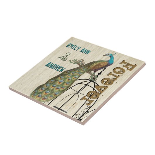 バードケージピーコックウッドグレインフォーエバーサンス タイル (側面)