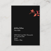 バードケージラブバーズヘアサロン 名刺 (裏面)