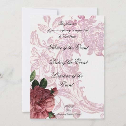 バードケージ２ 招待状 (裏面)