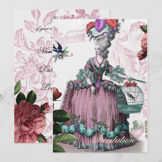 バードケージ２ 招待状 (正面/裏面)