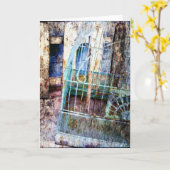 バードケージ カード (黄色い花)