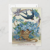 バードコルナ忘れコピア – 私 – バレンタイン シーズンポストカード (正面/裏面)