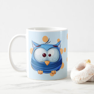 バードコレクおもしろいション – 青 コーヒーマグカップ