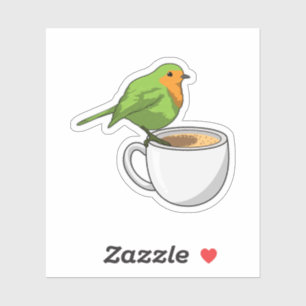 バードコーヒーカップ シール