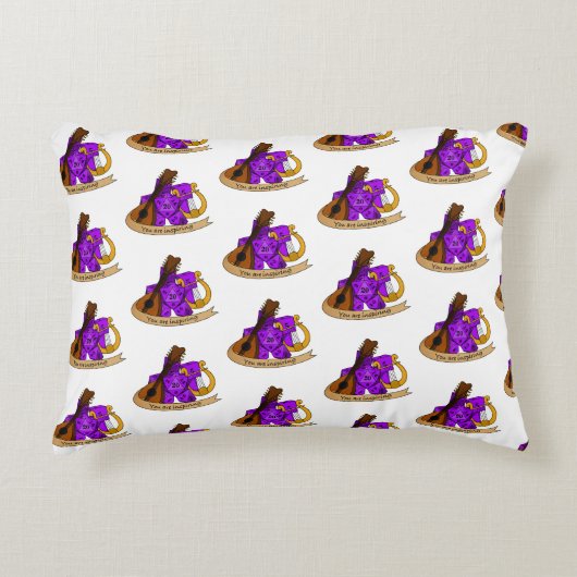 バードサイコロデザイン アクセントクッション (正面)