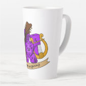 バードサイコロデザイン カフェラテマグ (右アングル)