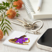 バードサイコロデザイン キーホルダー (正面右)