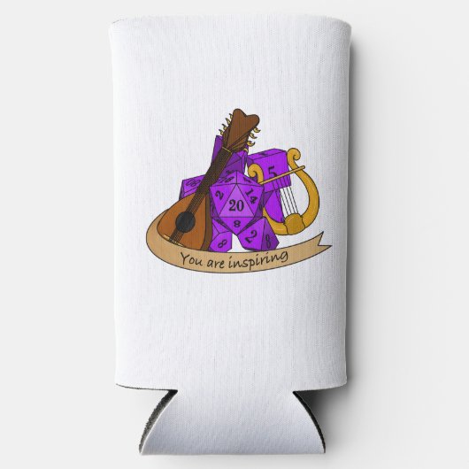 バードサイコロデザイン スリム缶クーラー (正面)