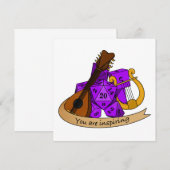 バードサイコロデザイン セーブザデート (正面/裏面)