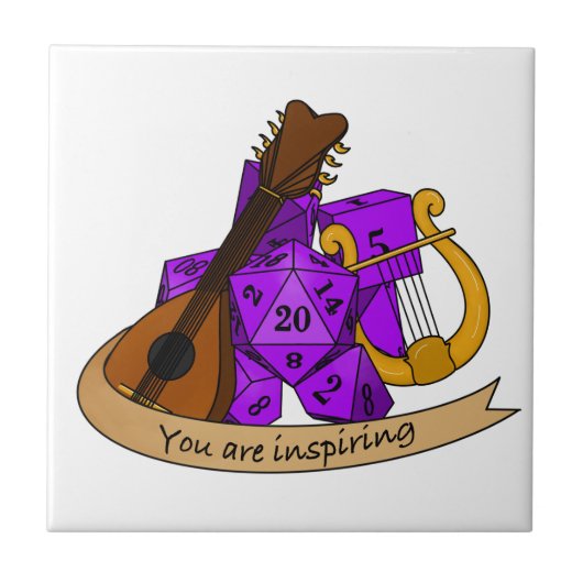 バードサイコロデザイン タイル (正面)