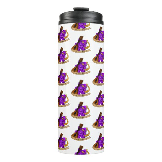 バードサイコロデザイン タンブラー (正面)