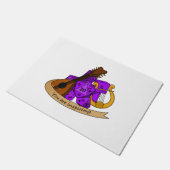 バードサイコロデザイン ドアマット (アングル)