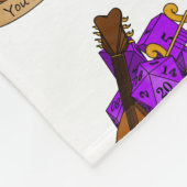 バードサイコロデザイン フリースブランケット (角)