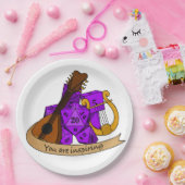 バードサイコロデザイン ペーパープレート (パーティー)