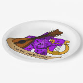 バードサイコロデザイン ペーパープレート (アングル)