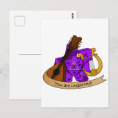 バードサイコロデザイン ポストカード (正面/裏面)