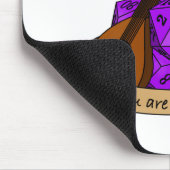 バードサイコロデザイン マウスパッド (コーナー)