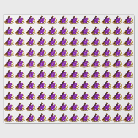 バードサイコロデザイン ラッピングペーパー (フラット)