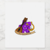 バードサイコロデザイン ワインラベル (シングルラベル)