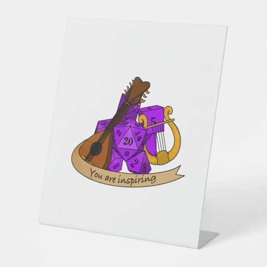 バードサイコロデザイン 台座サイン (正面)