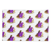 バードサイコロデザイン 枕カバー (裏面)