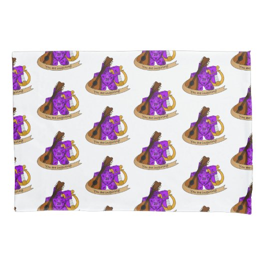 バードサイコロデザイン 枕カバー (正面)