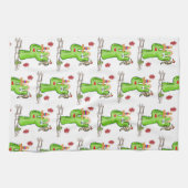 バードサボテンのキッチンハンドタオル キッチンタオル (横)