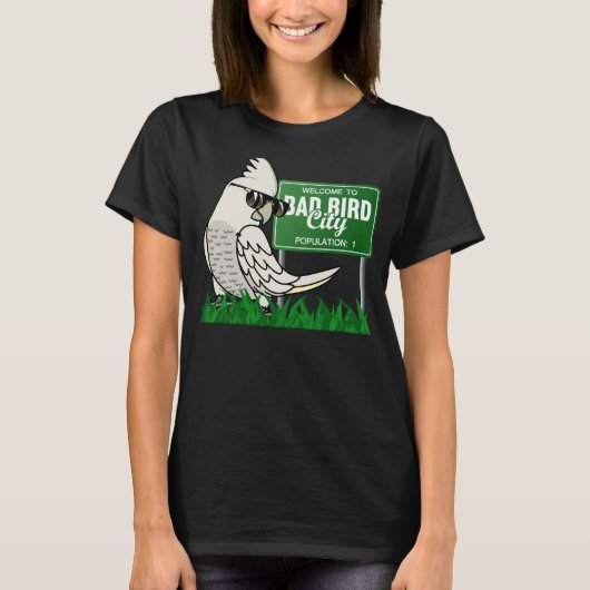 バードシティへようこそI Goffins Cockatoo Tシャツ (正面)