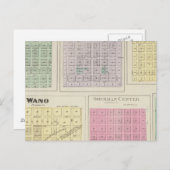 バードシティー、ユーティス、ヴォルテール、ワノ、カンザス ポストカード (正面/裏面)