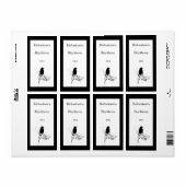 バードシルエットワインラベル ラベル (フルシート)