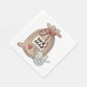 バードシードバッグ(弓とハート) スタンダードランチョンナプキン (角)